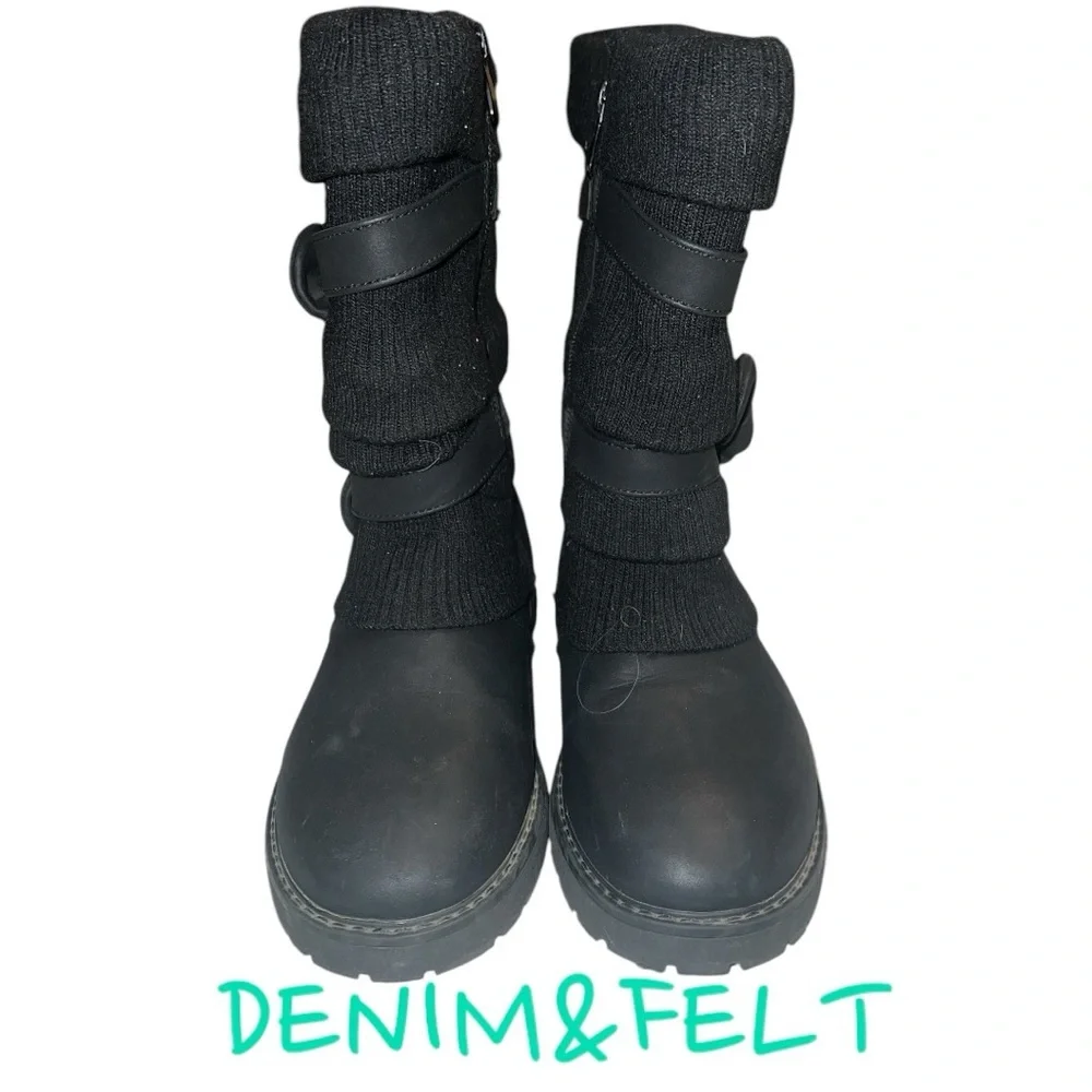 Dream Pairs Girl's Winter Snow Boots w/ Faux Fur Lining & Bowknot Design | NEW🖤